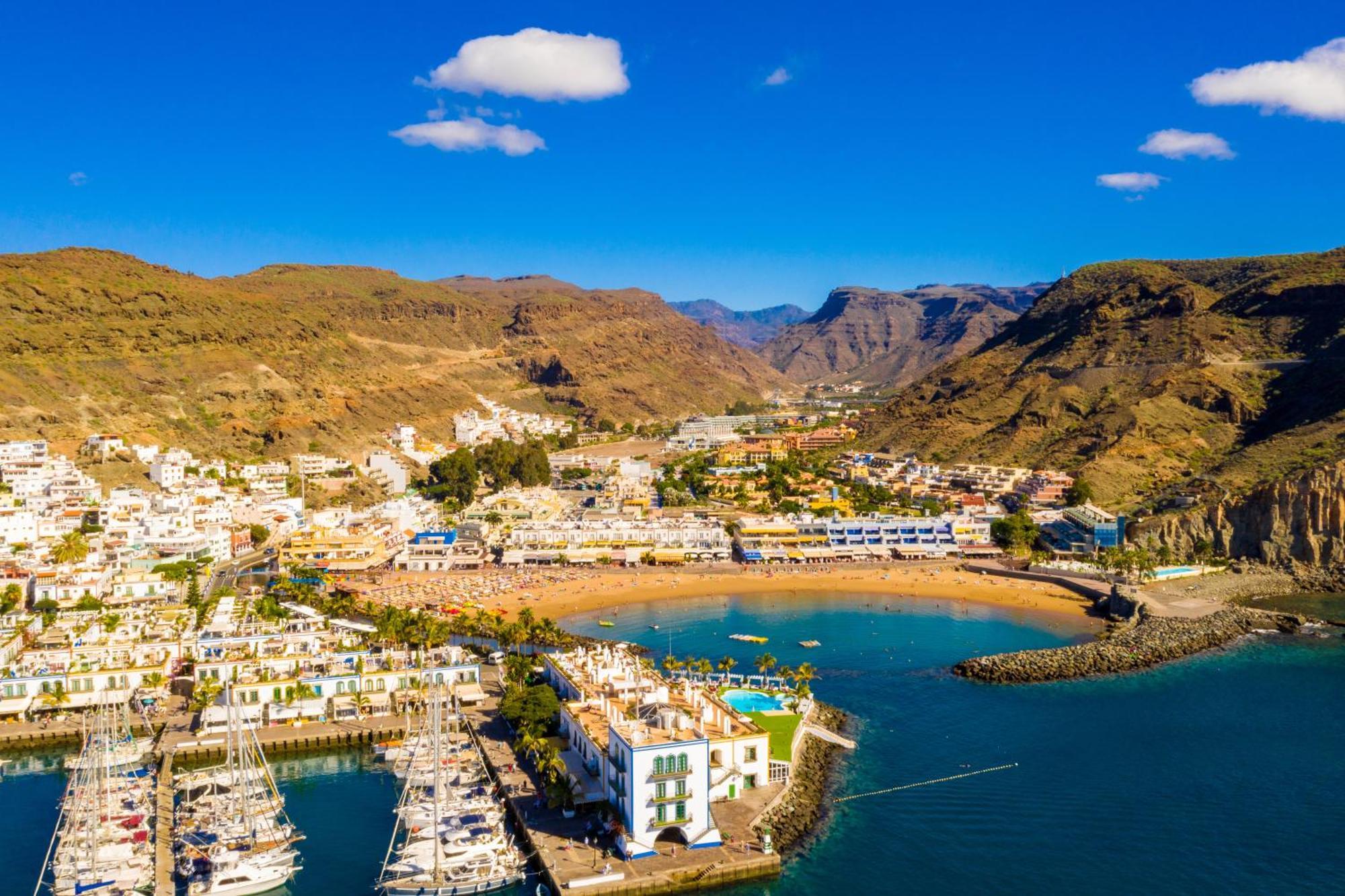 Amarre Port Apartment Puerto De Mogan Bagian luar foto