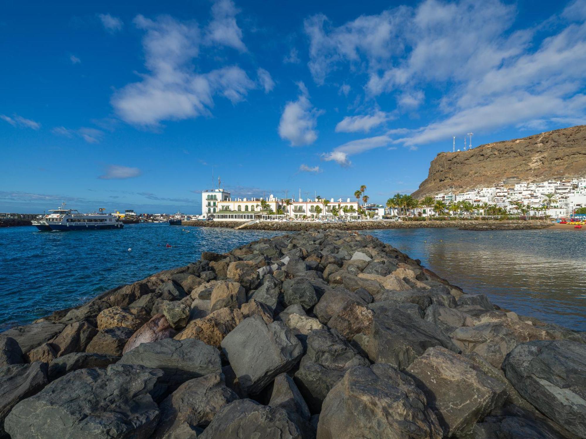 Amarre Port Apartment Puerto De Mogan Bagian luar foto